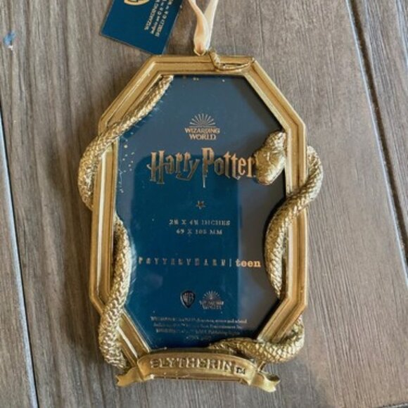 Harry Potter™ Slytherin™ House Photo Frame Ornament Pottery Barn - Picture 3 of 3